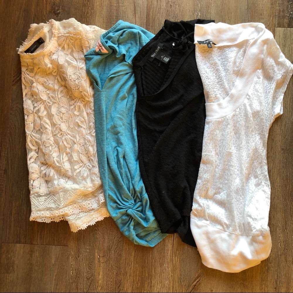 Shirt lot size XS. Various labels